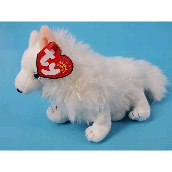 TY Snocap  the Fox Beanie   with Hang Tag White Beanbag Plush Stuffed Animal - Picture 2 of 10